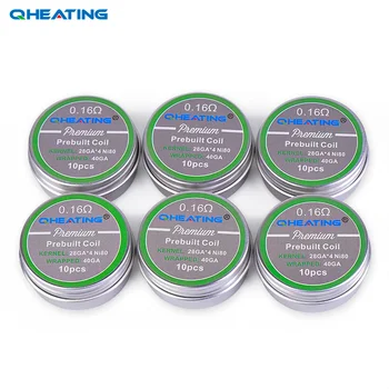 Best selling NI80 Nichrome clapton coil High Density 28ga*4+40ga Prebuilt RDA Heating Coil for Electronic Cigarette RDA Coil
Best selling NI80 Nichrome clapton coil High Density 28ga*4+40ga Prebuilt RDA Heating Coil for Electronic Cigarette RDA Coil
