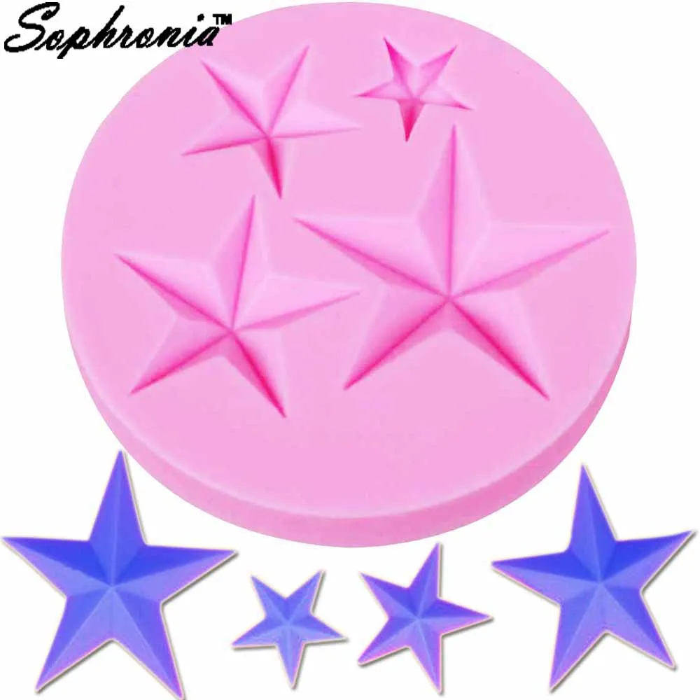 Sophronia Different Size Five Stars Christmas Fondant Silicone Cake Mold Cupcake Chocolate Cake Decorating Tools Candy m900
Sophronia Different Size Five Stars Christmas Fondant Silicone Cake Mold Cupcake Chocolate Cake Decorating Tools Candy m900