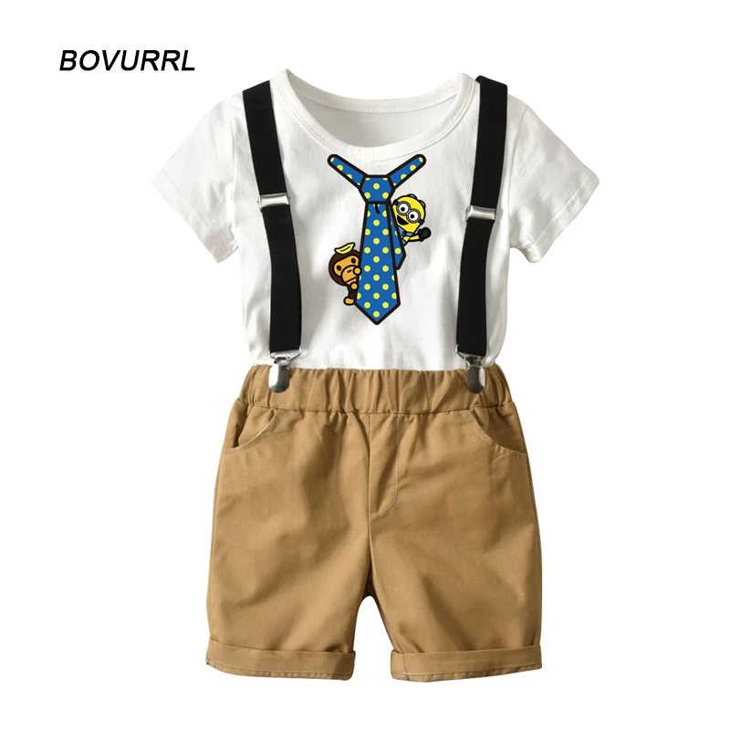 Summer style baby boy clothing set newborn infant clothing 2pcs short sleeve t-shirt + suspenders gentleman suit
Summer style baby boy clothing set newborn infant clothing 2pcs short sleeve t-shirt + suspenders gentleman suit
