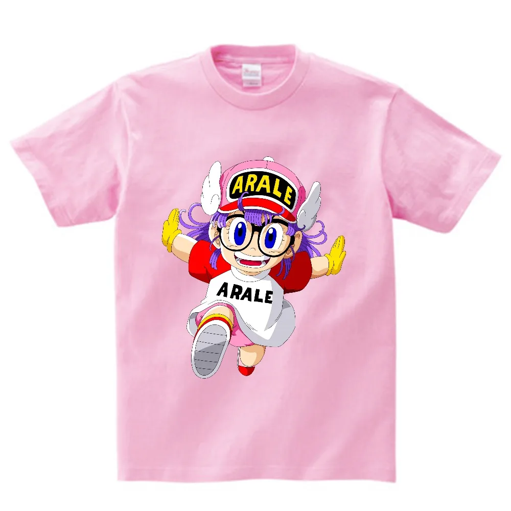 Kids Anime Arale Printed T Shirt Boys/Girls Short Sleeve Tops Children's Summer Cute T-Shirt baby funny tee camiseta 3T-8T NN
Kids Anime Arale Printed T Shirt Boys/Girls Short Sleeve Tops Children's Summer Cute T-Shirt baby funny tee camiseta 3T-8T NN