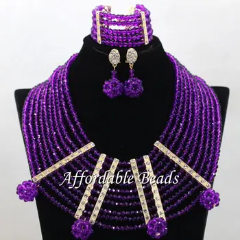 Purple Nigeria Beads Best Selling African Wedding Set New Arrival Style Wholesale ABC087
Purple Nigeria Beads Best Selling African Wedding Set New Arrival Style Wholesale ABC087