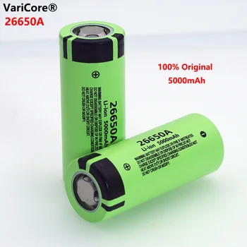 1-6pcs VariCore 26650A Li-ion Battery 3.7V 5000mA Rechargeable batteries Discharger 20A Power battery for flashlight E-tools
1-6pcs VariCore 26650A Li-ion Battery 3.7V 5000mA Rechargeable batteries Discharger 20A Power battery for flashlight E-tools