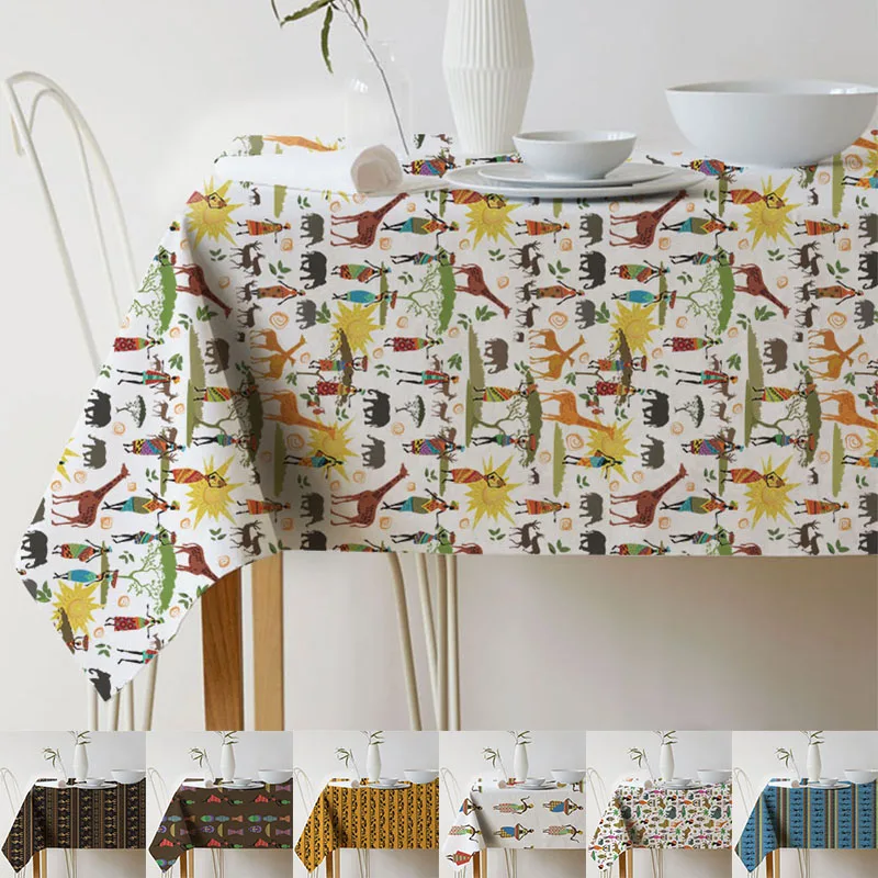 Africa Painting Art table cloth African Impression Exotic tablecloth Linen decoracao para casa table cover nappe de table
Africa Painting Art table cloth African Impression Exotic tablecloth Linen decoracao para casa table cover nappe de table