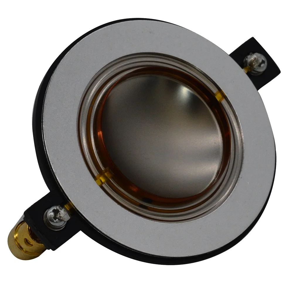 44.4mm speaker parts diaphragm replacement titanium compression driver unit 8 ohm horn tweeter voice coil with bracket
44.4mm speaker parts diaphragm replacement titanium compression driver unit 8 ohm horn tweeter voice coil with bracket