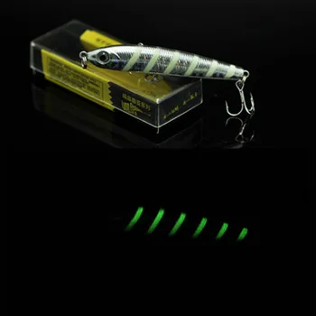 Long Cast Temple Sinking Fishing Pencil Lure 7cm 7g Front Spoon Glow Night Hard Spinner Bait Owner Treble Hooks For Culter
Long Cast Temple Sinking Fishing Pencil Lure 7cm 7g Front Spoon Glow Night Hard Spinner Bait Owner Treble Hooks For Culter