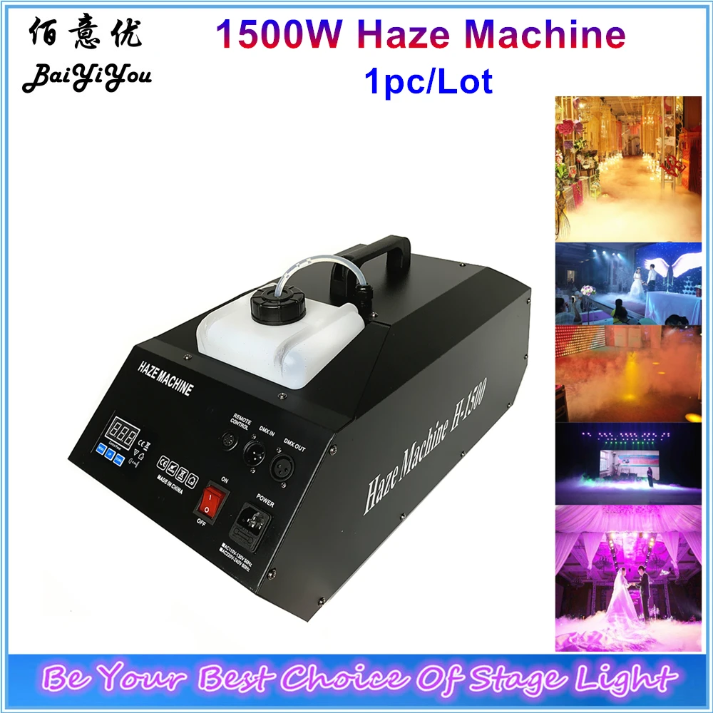1pc/Lot 1500w Mist Haze Machine Fog Machine DMX512 Smoke Machine Stage Light Led Stage Machine Fogger For DJ Bar Party Show
1pc/Lot 1500w Mist Haze Machine Fog Machine DMX512 Smoke Machine Stage Light Led Stage Machine Fogger For DJ Bar Party Show