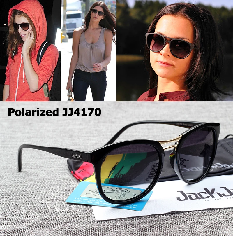 JackJad Fashion Women JJ4170 Brad Polarized Gradient Sunglasses New Brand Design Oval Style Sun Glasses Oculos De Sol Feminino
JackJad Fashion Women JJ4170 Brad Polarized Gradient Sunglasses New Brand Design Oval Style Sun Glasses Oculos De Sol Feminino