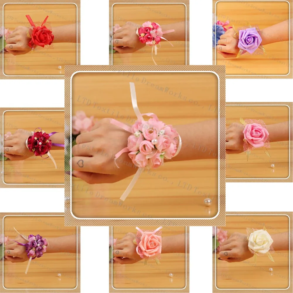 Hand Flower Bridesmaid Silk Rose Wrist Flowers Artificial Bride Flowers For Wedding Decoration Wedding Event&party Decoration
Hand Flower Bridesmaid Silk Rose Wrist Flowers Artificial Bride Flowers For Wedding Decoration Wedding Event&party Decoration