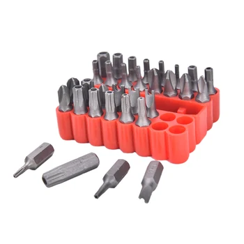 33Pcs Security Tamper Proof Torx Hex Star Bit Set Magnetic Holder Screwdriver Bits Torx Hex Star Tamper Proof Screwdrivers Bit
33Pcs Security Tamper Proof Torx Hex Star Bit Set Magnetic Holder Screwdriver Bits Torx Hex Star Tamper Proof Screwdrivers Bit