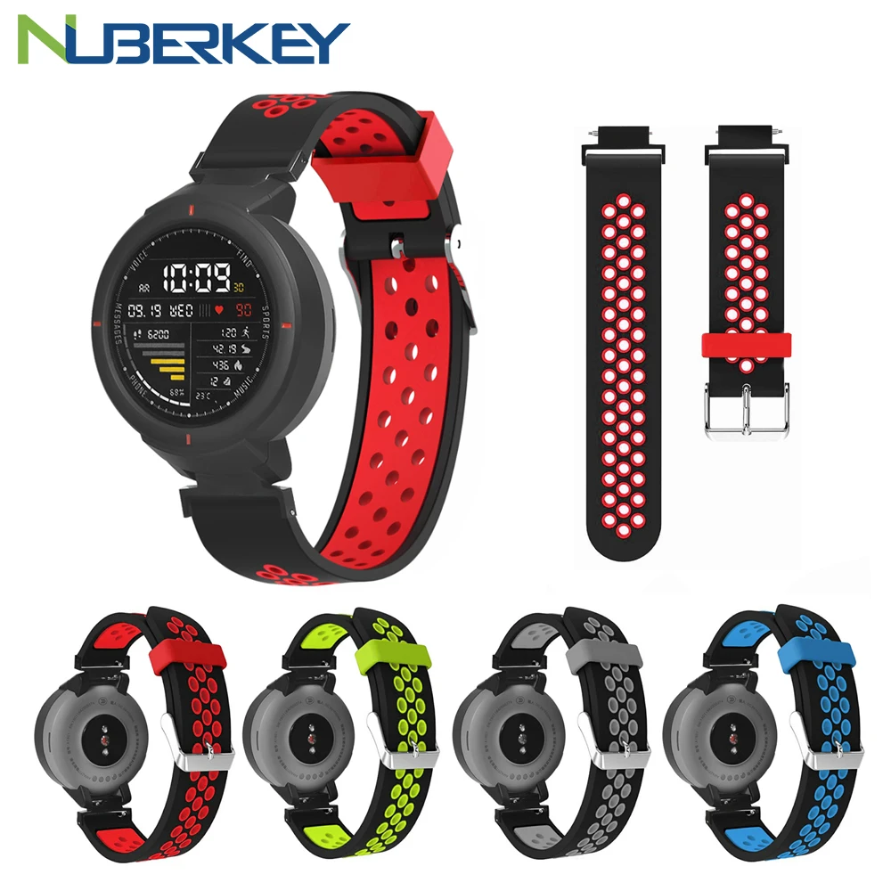 Silicone Strap for Amazfit Verge 3 Smart Watch Replacement Double Color Bracelet Belt for Huami Amazfit 3 verge
Silicone Strap for Amazfit Verge 3 Smart Watch Replacement Double Color Bracelet Belt for Huami Amazfit 3 verge