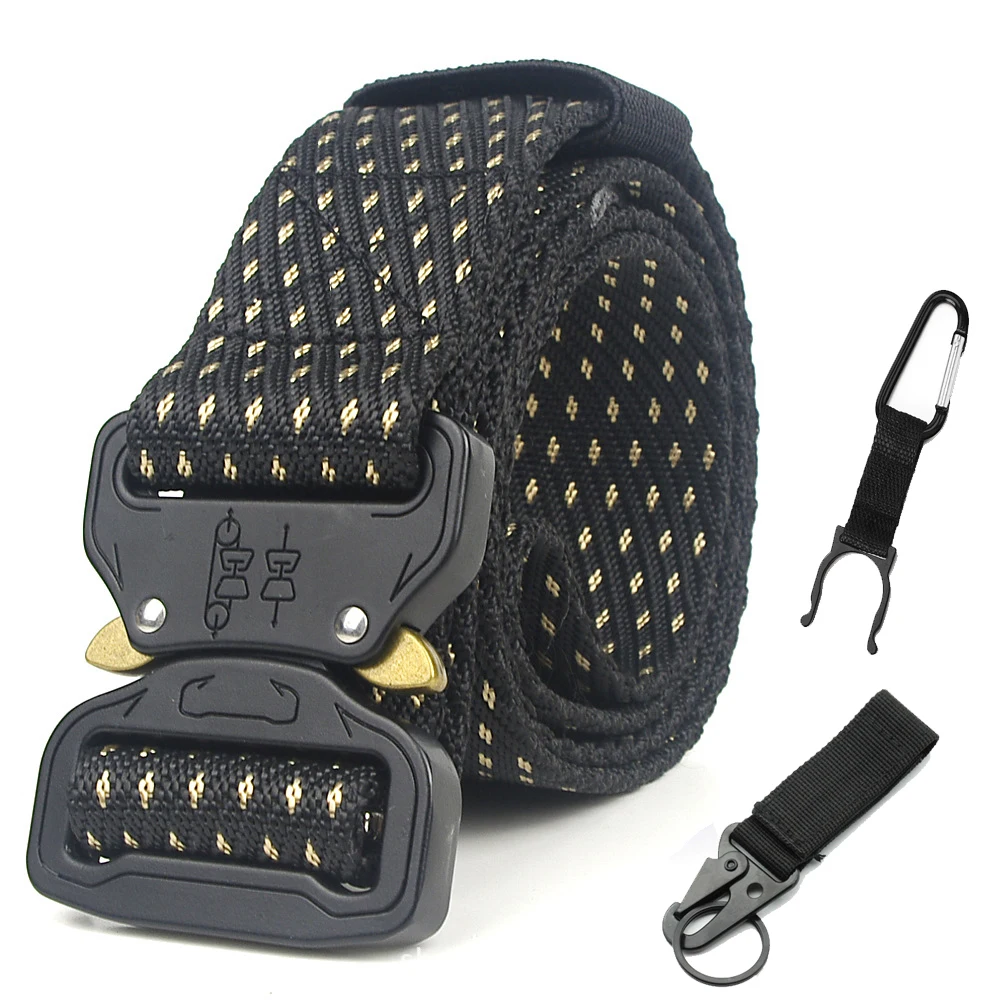 Tactical Nylon Belt Men Military Metal Buckle Combat Heavy Duty Quality Automatic Survival Gear Waist Strap Safety Equipment
Tactical Nylon Belt Men Military Metal Buckle Combat Heavy Duty Quality Automatic Survival Gear Waist Strap Safety Equipment