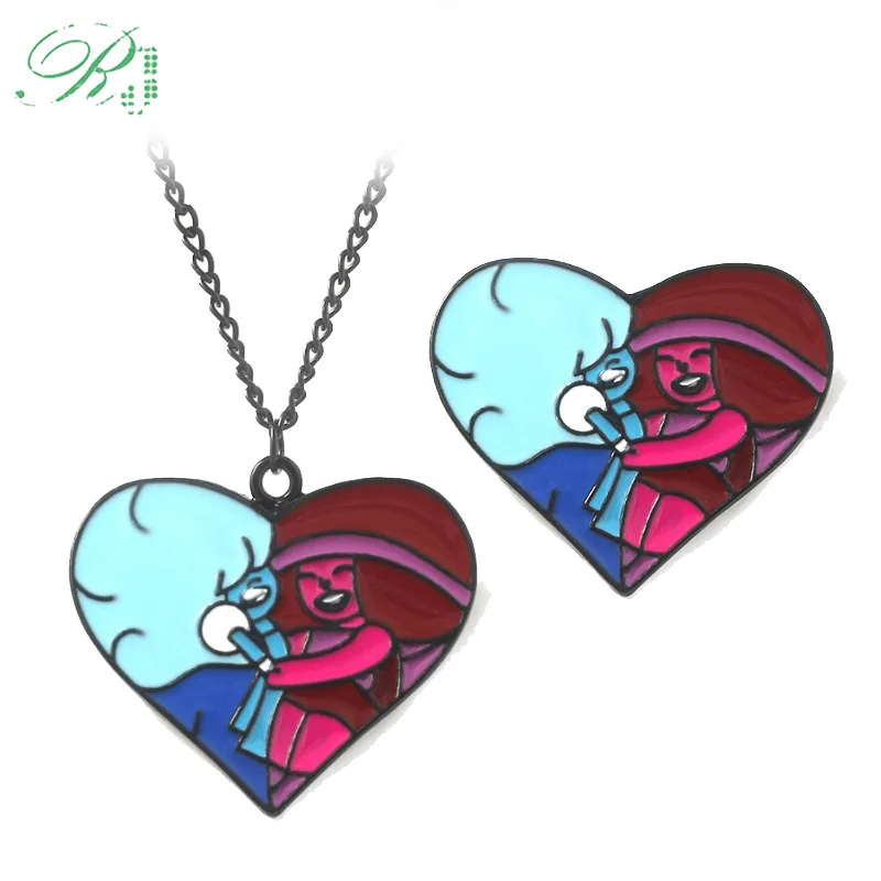RJ New Anime Steven Universe Heart Necklaces Cute Carnelian Skinny Kids Men Women Pins Badge Coat Bag Jewelry Gift
RJ New Anime Steven Universe Heart Necklaces Cute Carnelian Skinny Kids Men Women Pins Badge Coat Bag Jewelry Gift