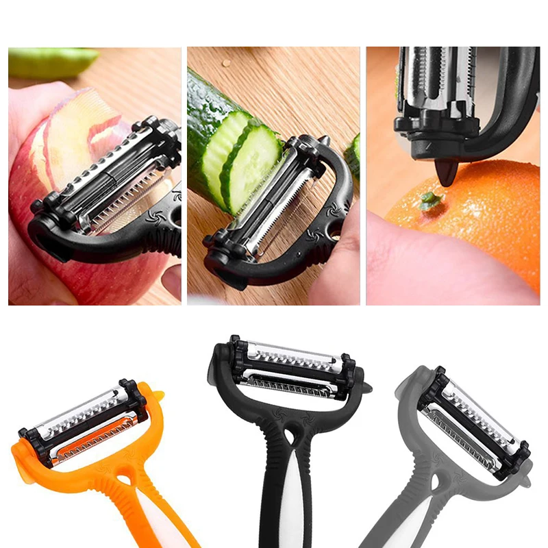 Multi-function Melon Fruit Planing Peeling Knife Stainless Steel Vegetable Fruit Peeler Grater Kitchen Utensils Kitchen Gadgets 
Multi-function Melon Fruit Planing Peeling Knife Stainless Steel Vegetable Fruit Peeler Grater Kitchen Utensils Kitchen Gadgets