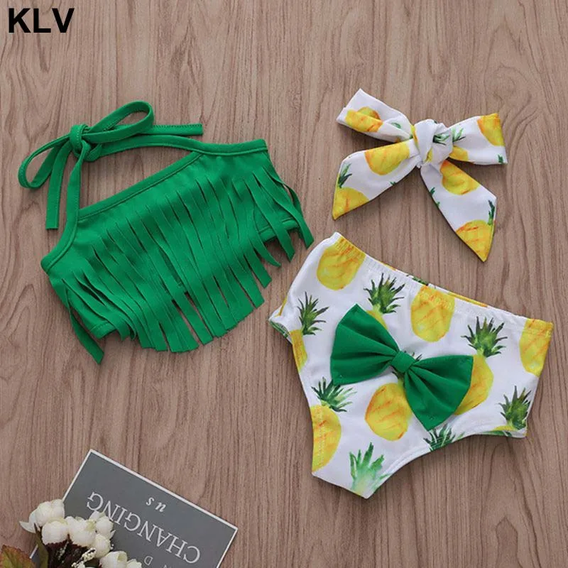 3 Pcs/set Children Kids Swimsuit Tassel Sling Pineapple Printing Girls Swimsuits Seaside Swimming Pool Clothes Suit
3 Pcs/set Children Kids Swimsuit Tassel Sling Pineapple Printing Girls Swimsuits Seaside Swimming Pool Clothes Suit