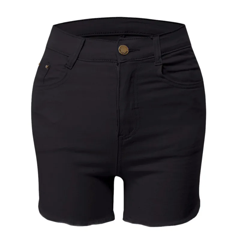 Hot Cotton Sexy Woman Denim Shorts Summer Solid Color High Waisted Short Raw Edge Slim Pockets Women Fashion Brand 2019 New
Hot Cotton Sexy Woman Denim Shorts Summer Solid Color High Waisted Short Raw Edge Slim Pockets Women Fashion Brand 2019 New