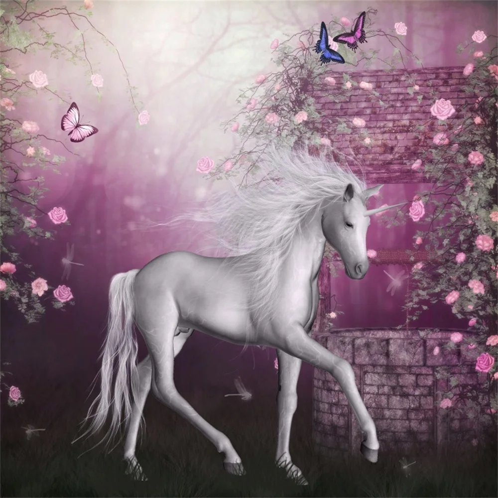 Laeacco Dreamy Unicorn Butterfly Flower Baby Portrait Photographic Backgrounds Customized Photography Backdrops For Photo Studio
Laeacco Dreamy Unicorn Butterfly Flower Baby Portrait Photographic Backgrounds Customized Photography Backdrops For Photo Studio