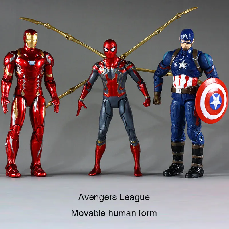 17cm Marvel Toys Avengers 4 Reconstruction 3 Iron Man Spider-Man Captain America Garage Kits doll boy gift
17cm Marvel Toys Avengers 4 Reconstruction 3 Iron Man Spider-Man Captain America Garage Kits doll boy gift