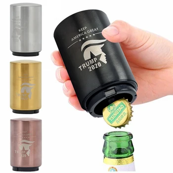 2019 New Trump 2020 Portable Magnetic Automatic Bottle Opener Stainless Steel Wine Beer Openers Best Gift Item
2019 New Trump 2020 Portable Magnetic Automatic Bottle Opener Stainless Steel Wine Beer Openers Best Gift Item
