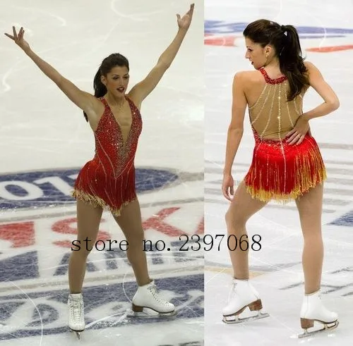 Платье для фигурного катания женское, платье для соревнований по фигурному катанию, красное, на заказ, одежда для катания на коньках для девочек, Бесплатная доставка B28 
Платье для фигурного катания женское, платье для соревнований по фигурному катанию, красное, на заказ, одежда для катания на коньках для девочек, Бесплатная доставка B28