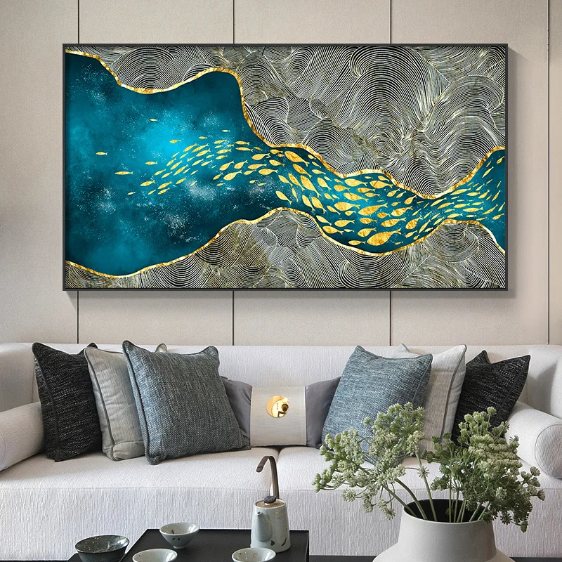 Abstract Modern Decor golden fish n moon Canvas Painting Poster And Print Wall Art Pictures For Living Room Bedroom Dinning Room
Abstract Modern Decor golden fish n moon Canvas Painting Poster And Print Wall Art Pictures For Living Room Bedroom Dinning Room