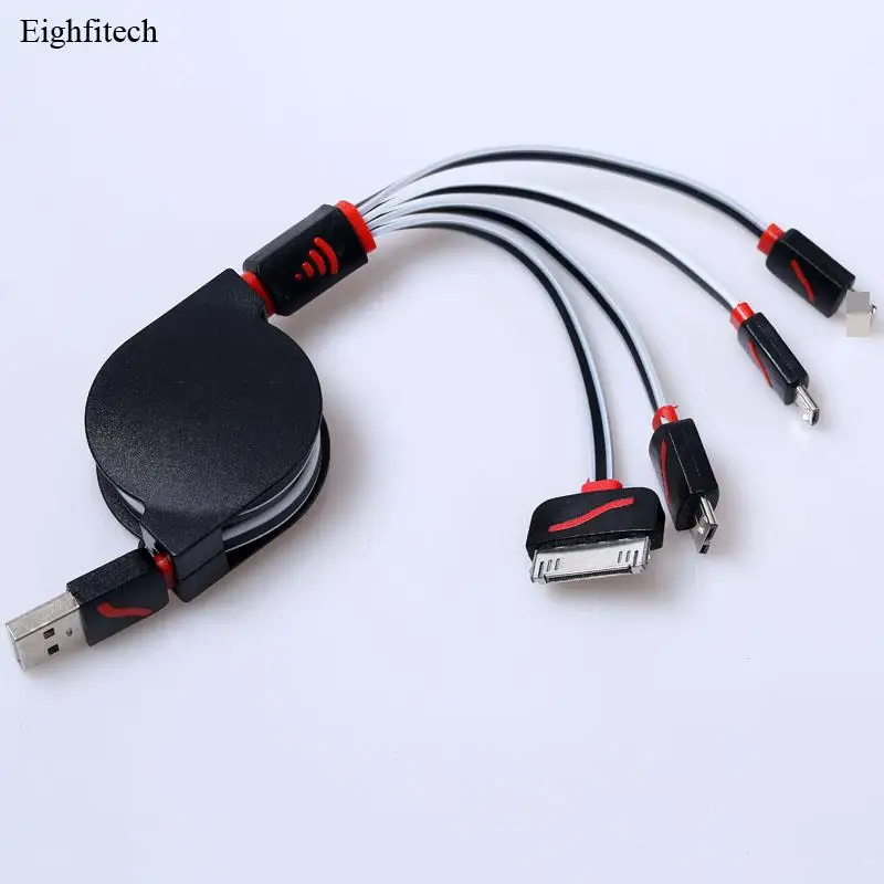Retractable Four In One Charge Cable Multifunctional Micro USB Charge Lines Mobile Phone Noodle Fast Charging Charger Cord
Retractable Four In One Charge Cable Multifunctional Micro USB Charge Lines Mobile Phone Noodle Fast Charging Charger Cord