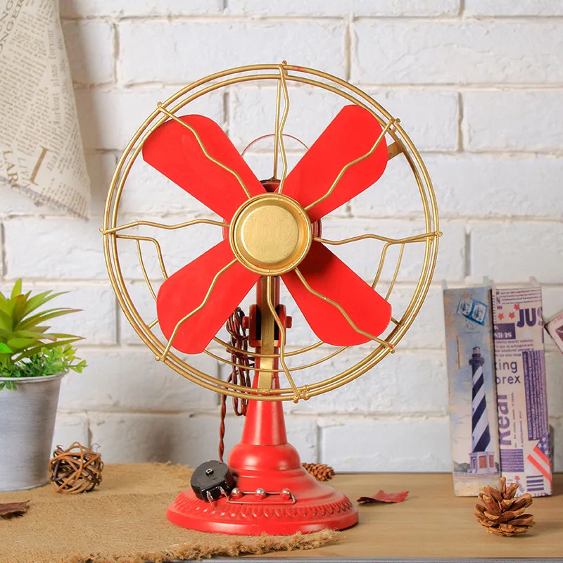 Retro Iron Art Electric Fan Model Home Furnishings Creative Cabinets Decoration Handicrafts Gifts Simulation Photography Props
Retro Iron Art Electric Fan Model Home Furnishings Creative Cabinets Decoration Handicrafts Gifts Simulation Photography Props