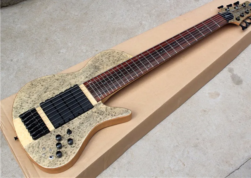 7 Strings Electric Bass Guitar with Black Hardwares,24 Frets,Rosewood Fretboard,Neck-through Body,offering customized services
7 Strings Electric Bass Guitar with Black Hardwares,24 Frets,Rosewood Fretboard,Neck-through Body,offering customized services