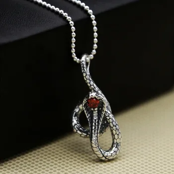 Wholesale S925 Sterling Silver Retro Thai Silver Jewelry Simple Creative Ladies Pendant Personality Cobra With Diamond Pendant
Wholesale S925 Sterling Silver Retro Thai Silver Jewelry Simple Creative Ladies Pendant Personality Cobra With Diamond Pendant