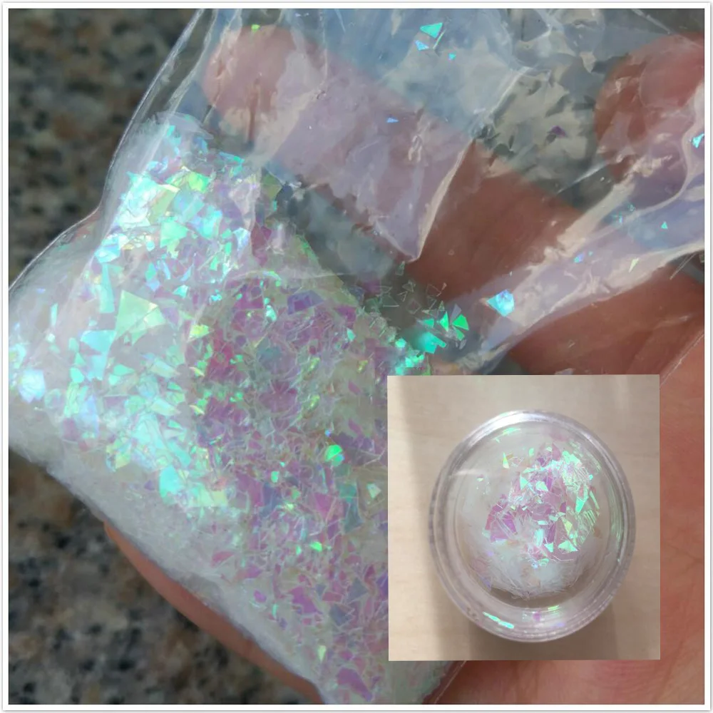 50g/bag Clear White Sparkle Makeup Glitter Nail Art Design DIY Glitter Mix Size Manicure 3D Powder Sequin Fakes Glitter
50g/bag Clear White Sparkle Makeup Glitter Nail Art Design DIY Glitter Mix Size Manicure 3D Powder Sequin Fakes Glitter