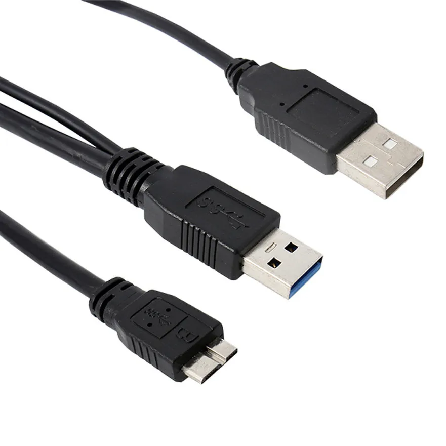 2019 1PCS Dual USB 3.0 A To Micro B USB 3.0 Y Cable Move Hard Disk Cable For PC Computer Accessories Black
2019 1PCS Dual USB 3.0 A To Micro B USB 3.0 Y Cable Move Hard Disk Cable For PC Computer Accessories Black
