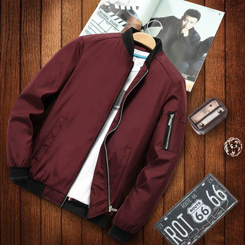 Drop Shipping 6XL Men Light Weight Jacket Spring Autumn Men Bomber Jacket Zip Slim Fit Stand Collar Casual Jacket Men 2019
Drop Shipping 6XL Men Light Weight Jacket Spring Autumn Men Bomber Jacket Zip Slim Fit Stand Collar Casual Jacket Men 2019