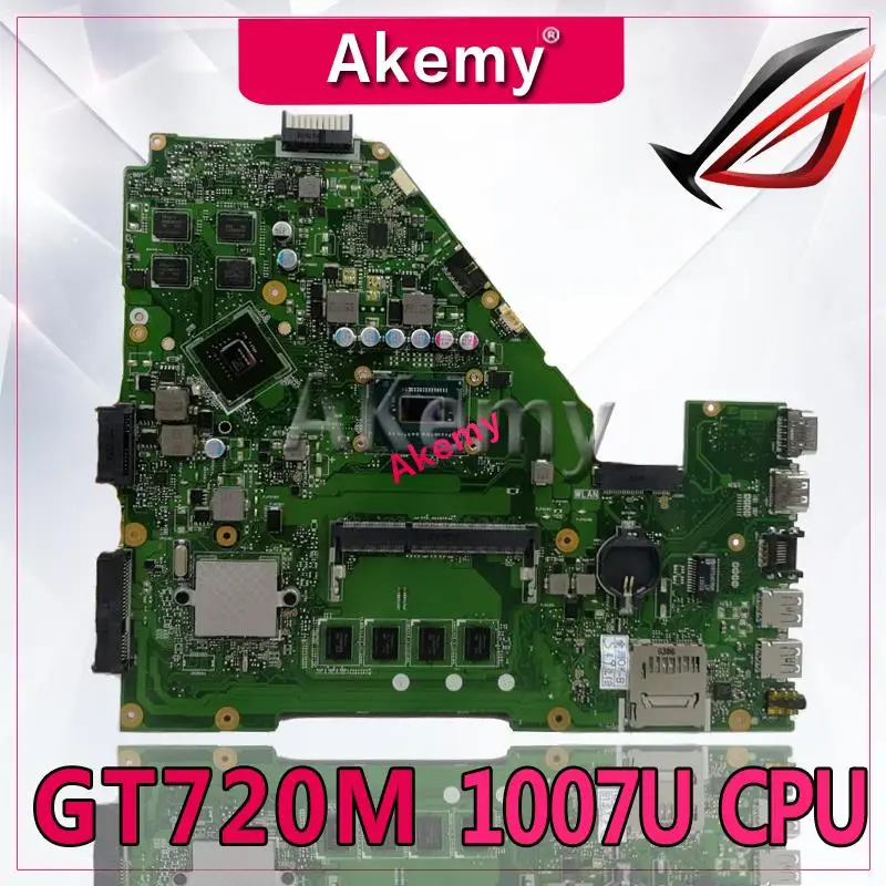 Akemy X550CC Laptop motherboard for ASUS A550C X550CL R510C Test original mainboard 4G RAM 1007U/2117U CPU GT720M
Akemy X550CC Laptop motherboard for ASUS A550C X550CL R510C Test original mainboard 4G RAM 1007U/2117U CPU GT720M