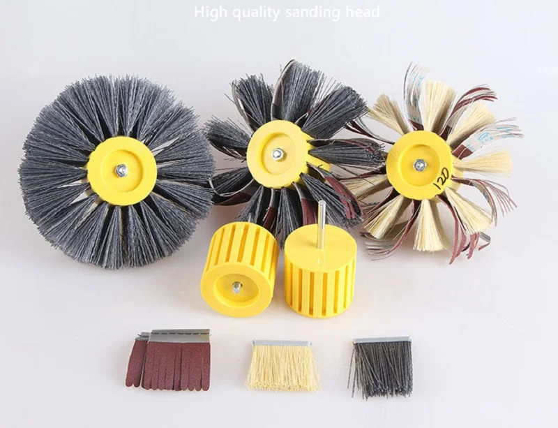 New 9pcs Brush parts Sisal Abrasive, Sandpaper , Nylon Abrasive for Wood Primer sanding
New 9pcs Brush parts Sisal Abrasive, Sandpaper , Nylon Abrasive for Wood Primer sanding