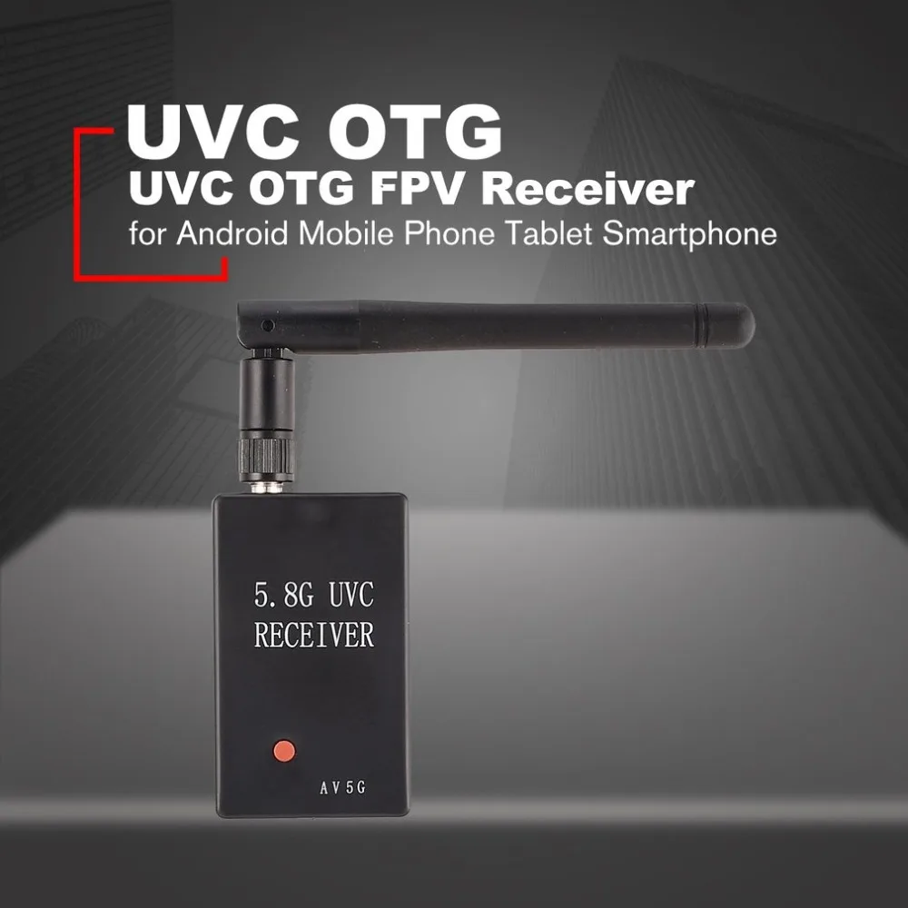 UVC OTG 5.8G 150CH Full Channel FPV Receiver for Android Mobile Phone Tablet Smartphone Spare Parts Accessories
UVC OTG 5.8G 150CH Full Channel FPV Receiver for Android Mobile Phone Tablet Smartphone Spare Parts Accessories