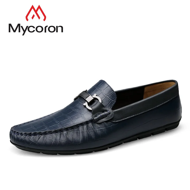Mycoron Luxury Fashion Brand Men's Crocodile Pattern Genuine Leather Loafer Shoes Comfortable Soft Bottom Leisure Driving Shoes
Mycoron Luxury Fashion Brand Men's Crocodile Pattern Genuine Leather Loafer Shoes Comfortable Soft Bottom Leisure Driving Shoes