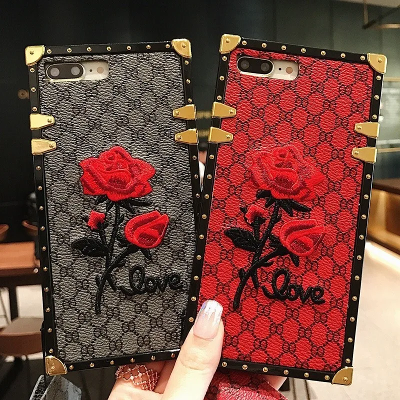 Luxury Square Flowers Phone Case For iPhone XS Max XR X Soft Leather Rose Floral Shockproof Cover For iPhone 7 8 Plus 6 6S Cases
Luxury Square Flowers Phone Case For iPhone XS Max XR X Soft Leather Rose Floral Shockproof Cover For iPhone 7 8 Plus 6 6S Cases