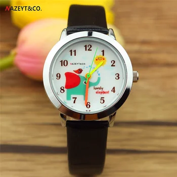 2019 cute fashion children cartoon elephant quartz watch child PU belt wrist watch new men's and women's watches 
2019 cute fashion children cartoon elephant quartz watch child PU belt wrist watch new men's and women's watches