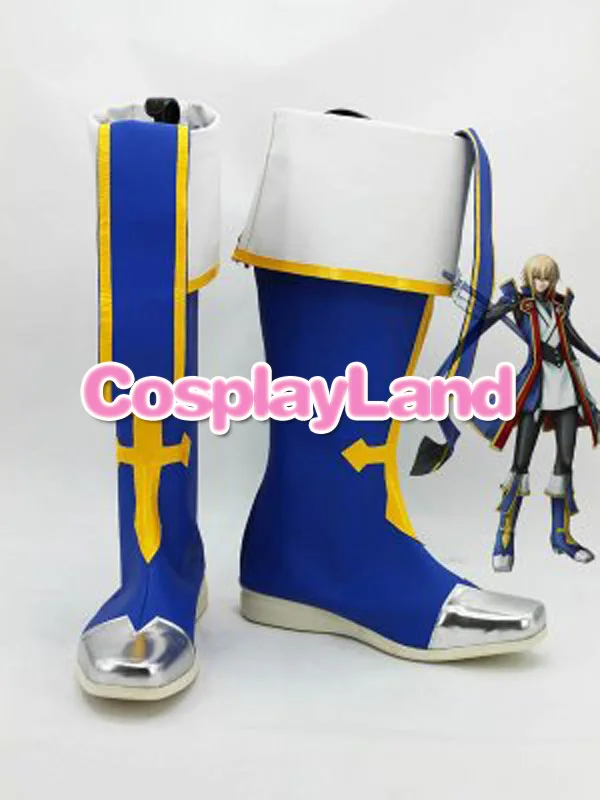 Синие военные ботинки для косплея BlazBlue Jin Kisaragi, ботинки аниме для вечеринки, длинные ботинки на плоской подошве по индивидуальному заказу
Синие военные ботинки для косплея BlazBlue Jin Kisaragi, ботинки аниме для вечеринки, длинные ботинки на плоской подошве по индивидуальному заказу