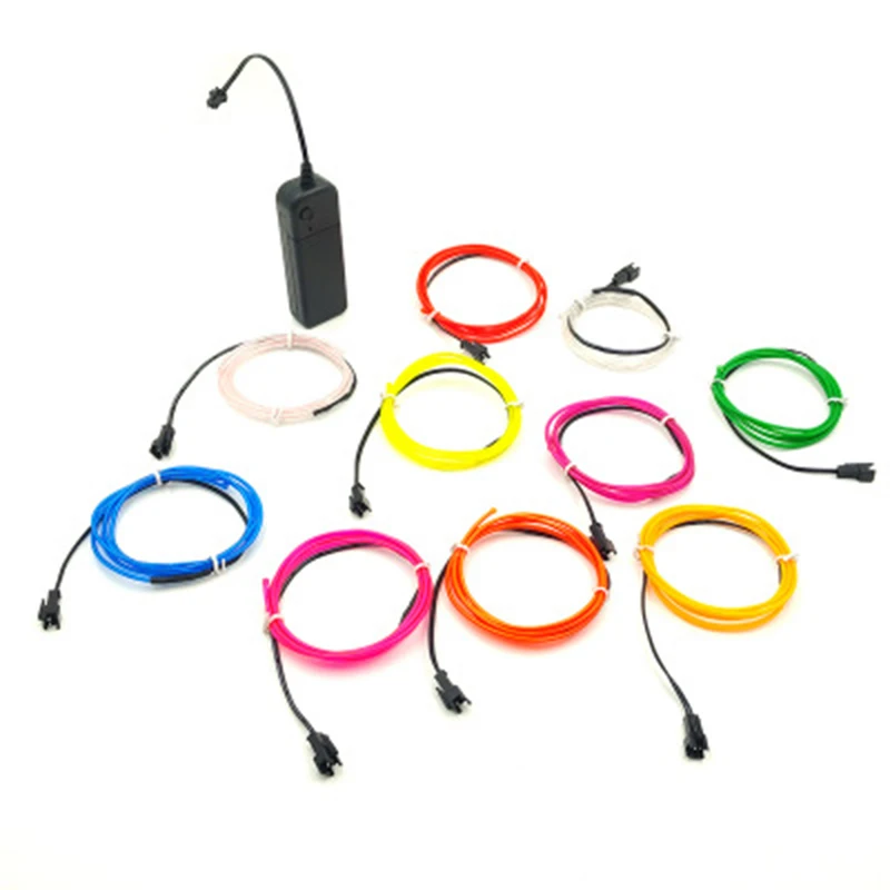 1M/2M/3M/5M Waterproof LED Strip Light Neon Light Glow El light line Rope Tube Cable+Battery Controller For Party Car Decoration
1M/2M/3M/5M Waterproof LED Strip Light Neon Light Glow El light line Rope Tube Cable+Battery Controller For Party Car Decoration
