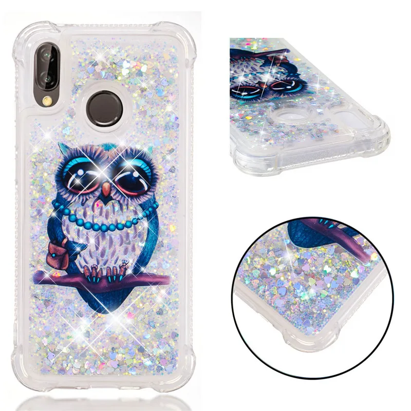 P Smart Phone Case For Huawei P20 Lite Mate10 Lite Cases Glitter 3D cute Soft TPU Silicone Case For Huawei P8 P9Lite 2017 Covers (50)