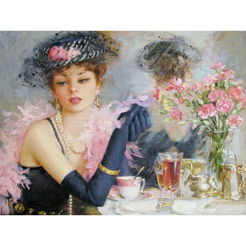5d DIY Diamond Painting Full Round Drill Mosaic Sticker Decor Painting Cross Stitch Diamond Embroidery Beauty and Flower
5d DIY Diamond Painting Full Round Drill Mosaic Sticker Decor Painting Cross Stitch Diamond Embroidery Beauty and Flower