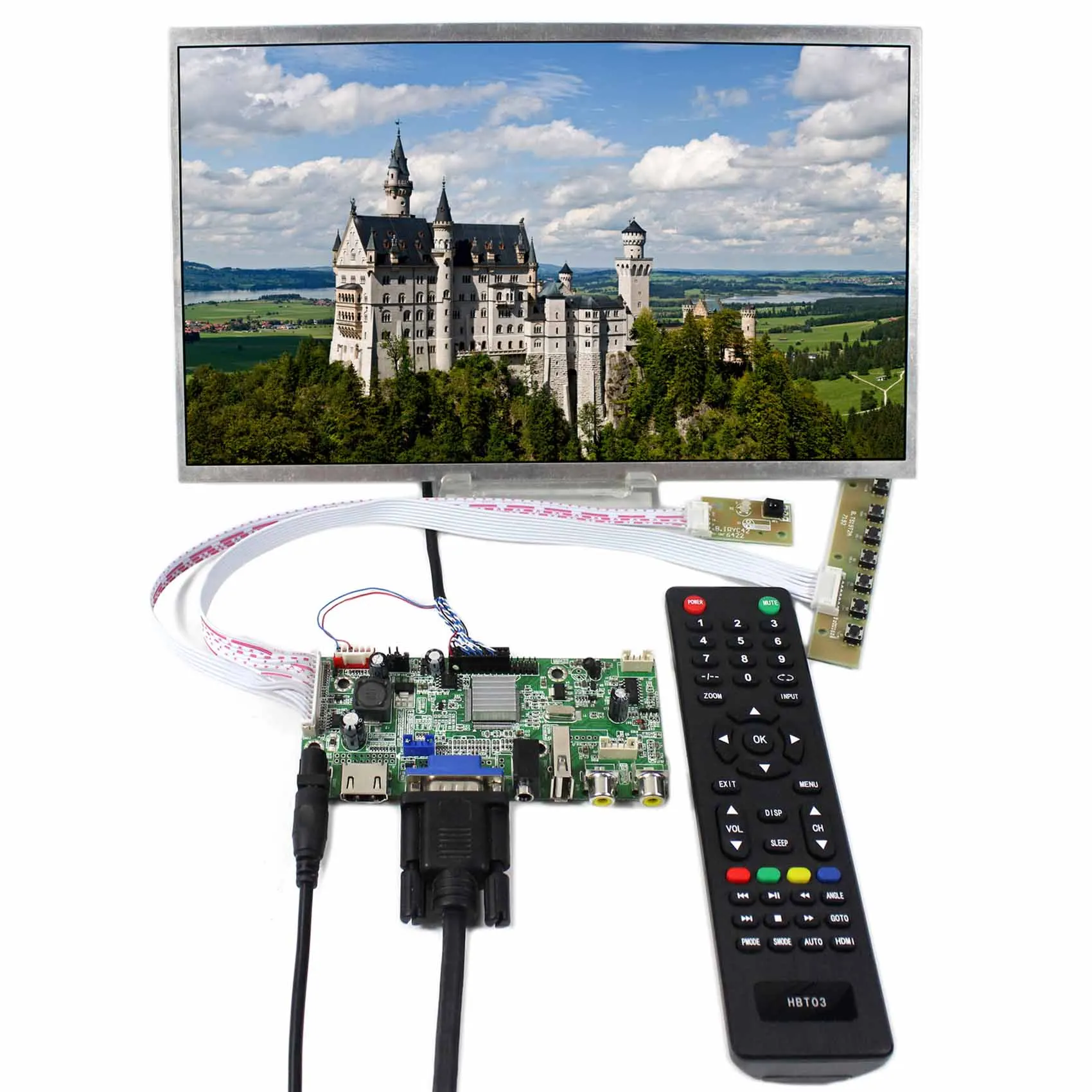 HSD121PHW1 12.1inch LCD Screen 1366X768 Resolution VGA AV HD MI USB LCD Controller Board Backlight WLED
HSD121PHW1 12.1inch LCD Screen 1366X768 Resolution VGA AV HD MI USB LCD Controller Board Backlight WLED