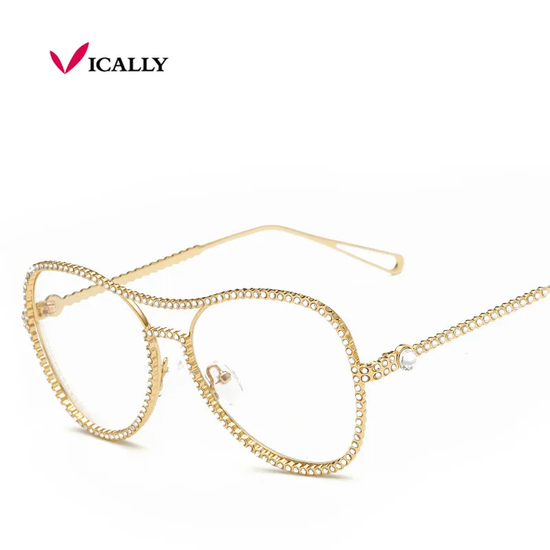Luxury Eyeglasses Frame Women Optical Rhinestone Eye Glasses Spectacle For Women's Clear Lens Female Diamond Armacao Oculos de
Luxury Eyeglasses Frame Women Optical Rhinestone Eye Glasses Spectacle For Women's Clear Lens Female Diamond Armacao Oculos de