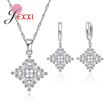Cubic Zirconia 925 Sterling Silver Wedding Jewlery Sets Bijoux Colar Vintage CZ Austrian Crystal Big Earrings Never Fade
Cubic Zirconia 925 Sterling Silver Wedding Jewlery Sets Bijoux Colar Vintage CZ Austrian Crystal Big Earrings Never Fade