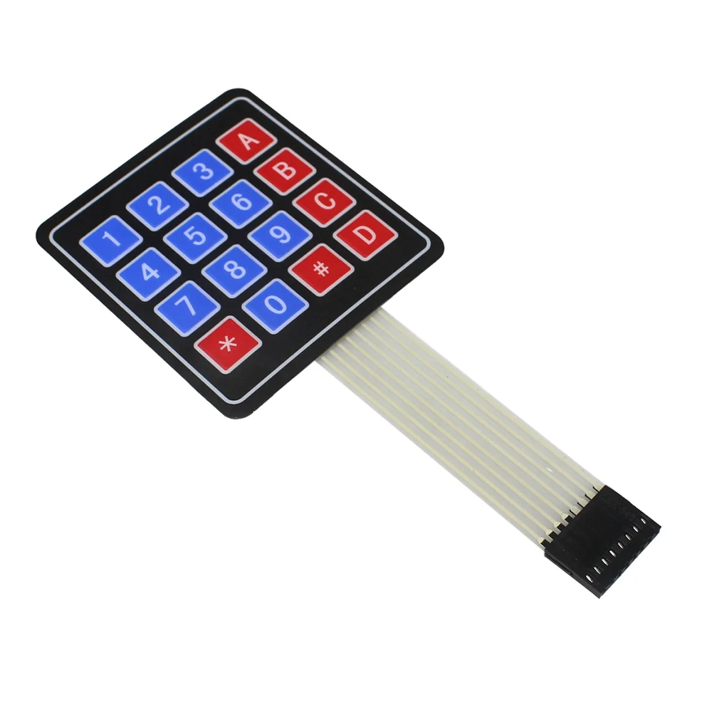 16 Key 4 x 4 Membrane Switch Keypad 4x4 4*4 Matrix Array Matrix Keyboard for arduino DIY KIT
16 Key 4 x 4 Membrane Switch Keypad 4x4 4*4 Matrix Array Matrix Keyboard for arduino DIY KIT