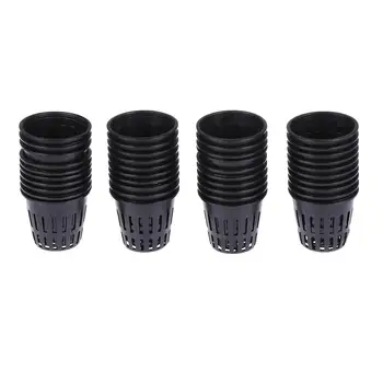 40PCS Soilless Planting Net Cup Hydroponic Plastic Mesh Plant Container Succulent Plant Container Pot Flower Holder (Black)
40PCS Soilless Planting Net Cup Hydroponic Plastic Mesh Plant Container Succulent Plant Container Pot Flower Holder (Black)