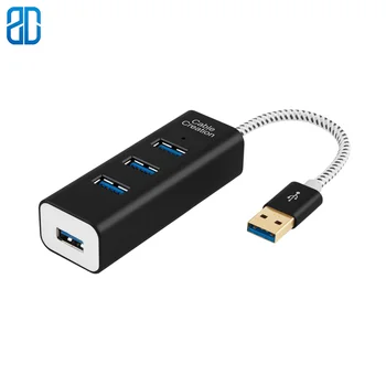 4-Port USB 3.0 Aluminum Data Hub for MacBook, Mac Pro/Mini iMac Surface Pro, XPS, Notebook PC USB Flash Drives Mobile HDD
4-Port USB 3.0 Aluminum Data Hub for MacBook, Mac Pro/Mini iMac Surface Pro, XPS, Notebook PC USB Flash Drives Mobile HDD