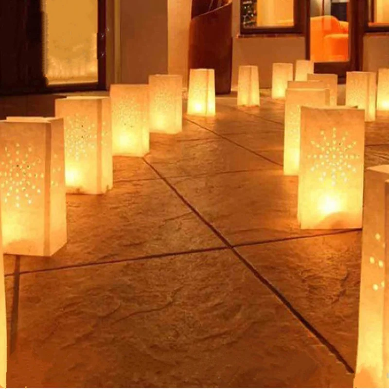 5pcs! Chinese paper-cut crafts DIY paper candlestick wedding candles bag for Wedding Valentine's Day decoration Wishing lights
5pcs! Chinese paper-cut crafts DIY paper candlestick wedding candles bag for Wedding Valentine's Day decoration Wishing lights