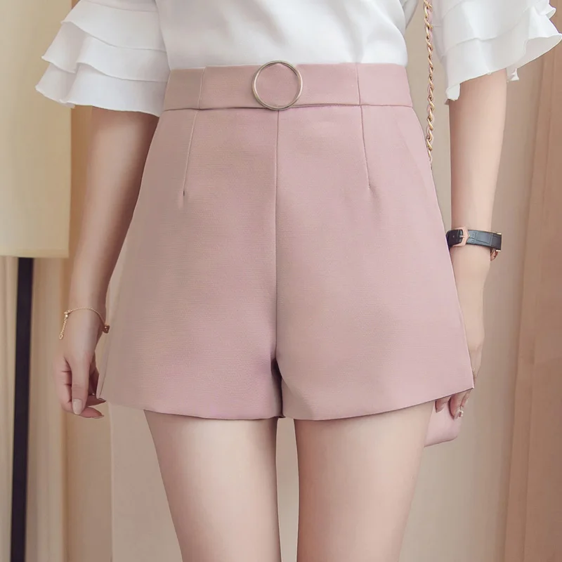 2019 Summer Wide Leg Shorts Women Casual Short Trousers Women's Slim High Waist Shorts Solid Pink White Ladies Short Feminino
2019 Summer Wide Leg Shorts Women Casual Short Trousers Women's Slim High Waist Shorts Solid Pink White Ladies Short Feminino