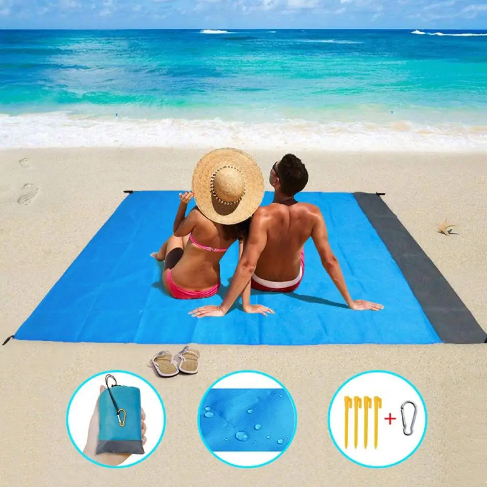 2*2M Pocket Beach Mat Picnic Tent Bedding Folding-Cover Blanket Camping Sand-Free Waterproof Beach mat Blanket OutdoPicnic Mat
2*2M Pocket Beach Mat Picnic Tent Bedding Folding-Cover Blanket Camping Sand-Free Waterproof Beach mat Blanket OutdoPicnic Mat